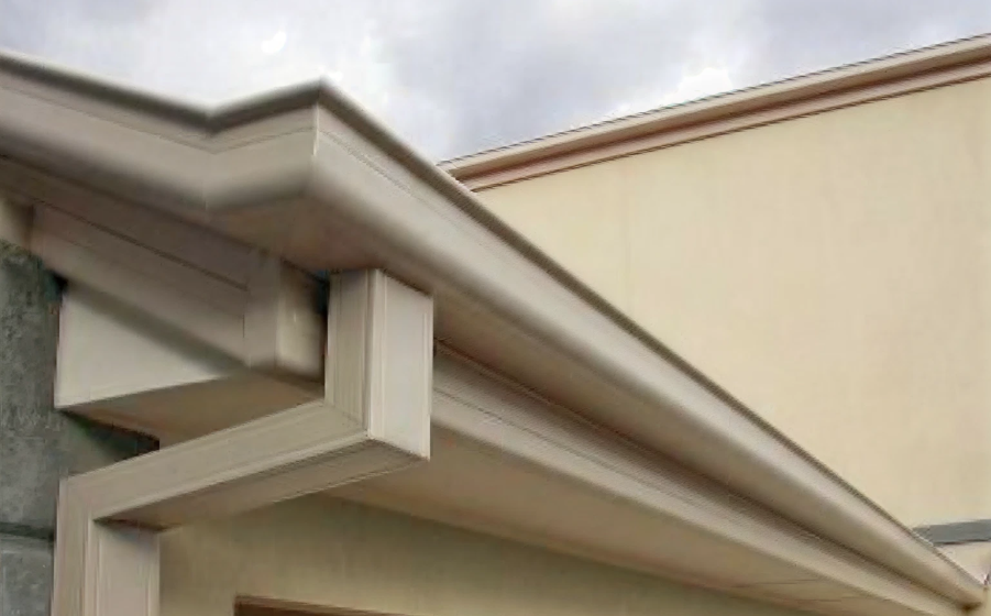 Storm-damage roof repair in progress