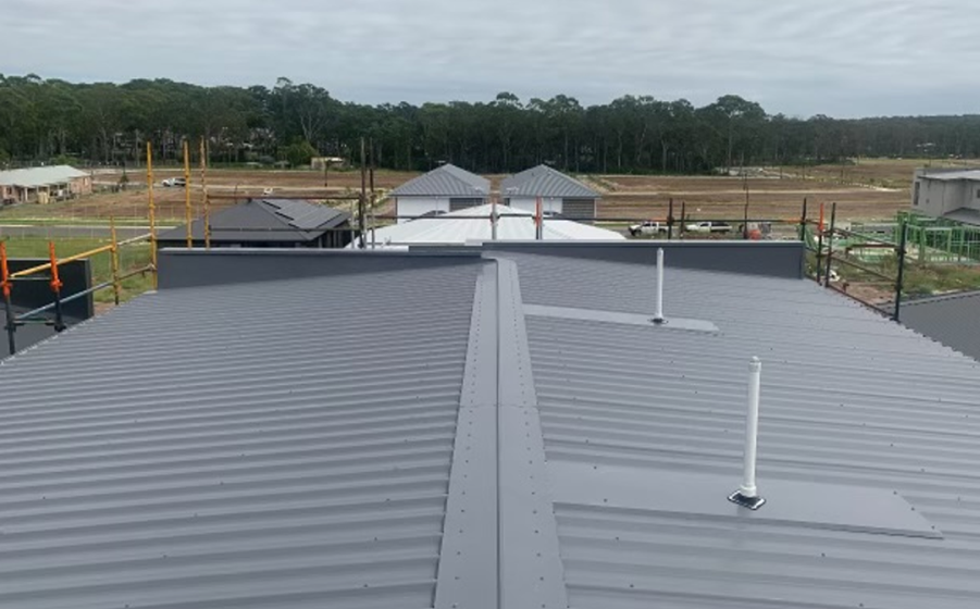Commercial roof restoration finished site